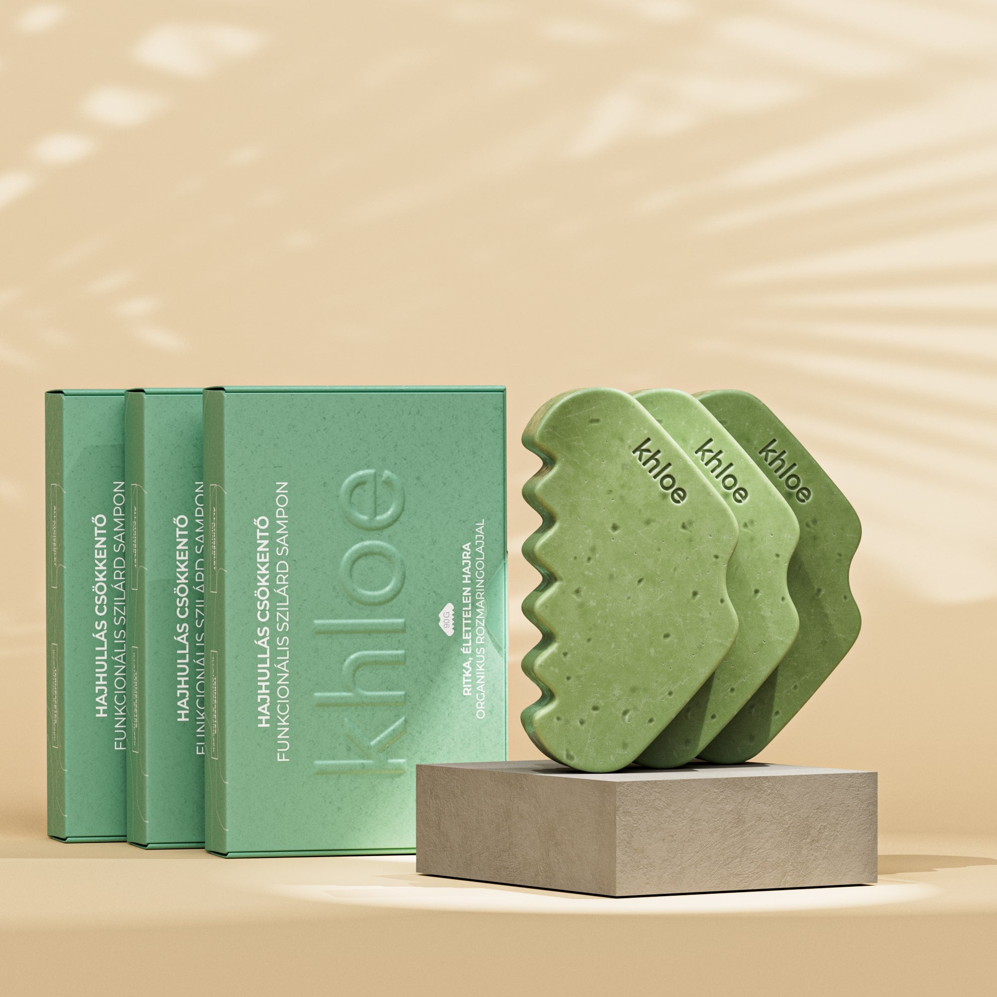 Hajhullás Csökkentő Szilárd Sampon Rozmaringolajjal